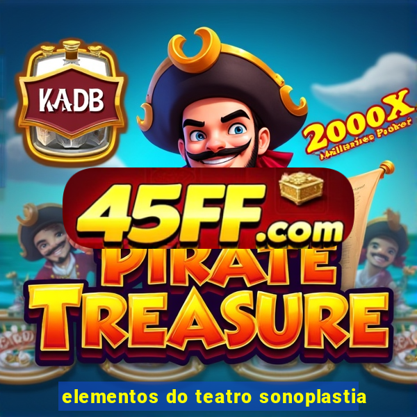 elementos do teatro sonoplastia